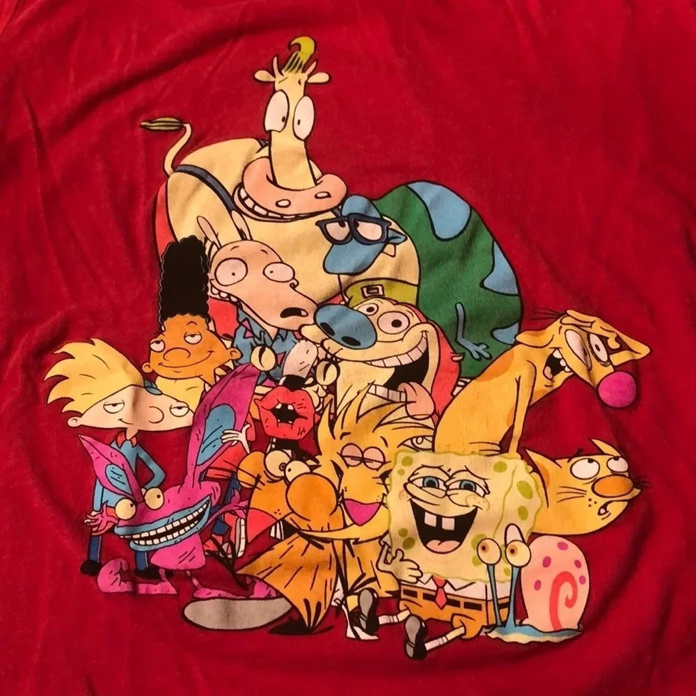 nickelodeon cartoon characters shirt